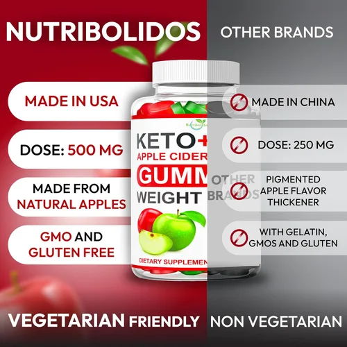 Vista 5 de Keto ACV Gummies Advanced Weight Loss - Suplemento de gomitas Keto ACV para mujeres y hombres, metabolismo, desintoxicación, limpieza, vinagre