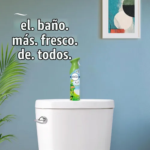 Vista 6 de Febreze Air Mist - Ambientador en aerosol para combatir el olor, ambientadores para el hogar y el baño y la cocina, lata de aerosol, aroma original