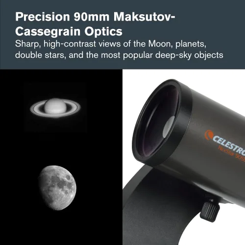 Vista 4 de Telescopio computarizado Celestron modelo NexStar 130 SLT