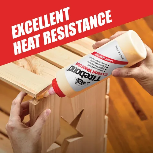 Vista 3 de Titebond - Cola para madera Extend, se adhiere más fuerte que la madera, tiempo de montaje más largo, carpintería, reparación del hogar