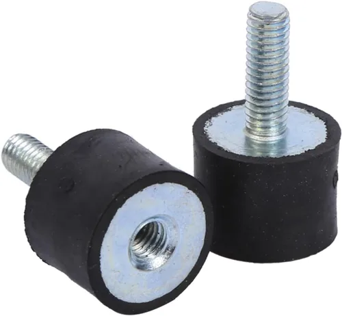 Vista 7 de Aislador antivibración M8 M6, soportes mecánicos de amortiguación de vibraciones, soportes de goma M6, amortiguador de choque, 4 piezas de goma