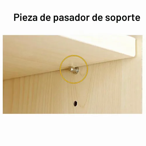 Vista 4 de Juego de 90 tornillos para cuna, tornillos de conexión para muebles, tuercas surtidas, tornillos hexagonales, ajuste de leva, clavija, preinserción