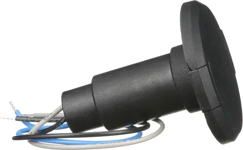 Vista 4 de Attwood 910R3PB-7 LightArmor - Base de luz enchufable, para luces de poste de attwood de 3 pines, redonda, negro compuesto, perfil bajo