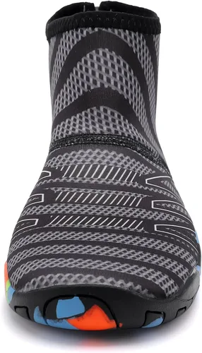 Vista 4 de Padgene Zapatos de agua de piel descalza, calcetines para hombres y mujeres, zapatos deportivos acuáticos unisex para natación, yoga, playa, correr