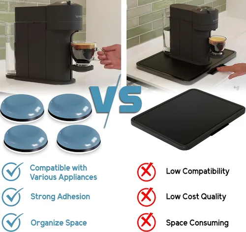 Vista 5 de Deslizadores autoadhesivos para electrodomésticos de cocina (bricolaje), almohadillas fáciles de mover compatibles con la mayoría de licuadoras