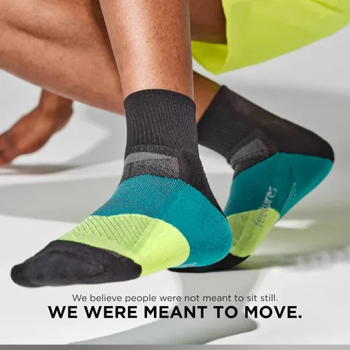 Vista 6 de Feetures Elite Ultra Light Cushion Quarter - Calcetín deportivo con compresión específica