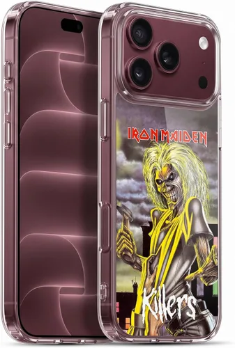 Vista 206 de Head Case Designs Funda de gel suave con licencia oficial de Iron Maiden Brave New World, compatible con Apple iPhone 7 Plus/iPhone 8 Plus Nuevo