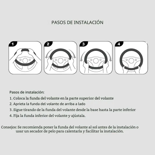 Vista 6 de YOGURTCK Linda funda antideslizante para volante de cuero rosa suave con diamantes y cristales brillantes, universal de 15 pulgadas para mujeres
