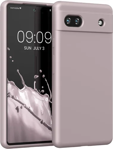 Vista 174 de kwmobile Funda Compatible con Google Pixel 6 Pro - Funda de Teléfono de Silicona TPU con Acabado Suave - Azul Caribe