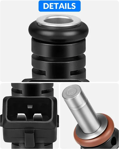 Vista 8 de Inyectores de combustible mejorados 7531634 aptos para: BMW 125I, 128I, 323I, 325I, 325XI, 328I, 328XI, 330CI, 330I, 330XI, 525I, 525XI, 528I