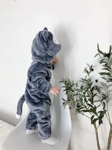 Vista 5 de Tonwhar - Enterizo para bebé diseño de gato