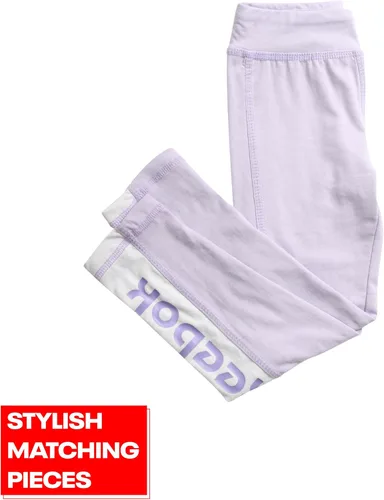 Vista 4 de Reebok Girls' Legging Set - 2 Piece Performance Fleece Hoodie Sweatshirt and Leggings - Active Set for ToddlersGirls, 2T-6X