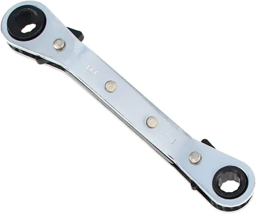 Vista 21 de Auniwaig 1/4 "-5/16 "Llave de trinquete reversible Cr-v Offset doble caja final llave de trinquete doble caja final llave de trinquete 1pcs