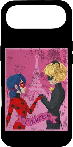 Vista 27 de Miraculous Ladybug Vintage Collection Paris Love - Carcasa para iPhone 17