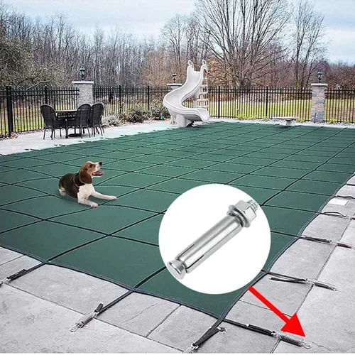 Vista 9 de 5 piezas de pernos de expansión de acero inoxidable 304 M6 x 1.969 in 304, tornillo de expansión hexagonal externo, anclaje de manguera, cubierta