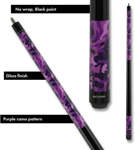 Vista 3 de ActionCue Púrpura (Purple Camo)