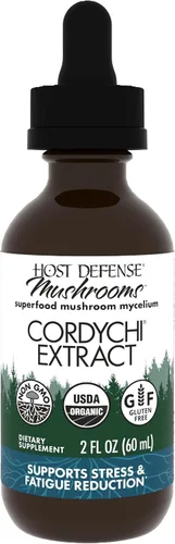Vista 10 de Host Defense Extracto de CordyChi - Suplemento energético y de apoyo inmunológico - Suplemento Cordyceps y hongo Reishi para relajación y apoyo