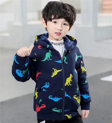Vista 4 de Chaqueta con forro polar Sherpa para niños y niñas de 2 a 14 años