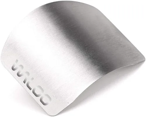 Vista 11 de WALOO Protector de dedos de acero inoxidable para cortar, protector de corte de cuchillos y protectores de herramientas de cocina, herramienta