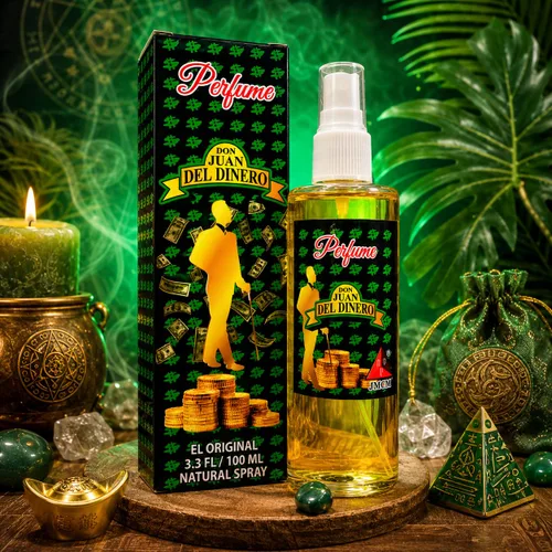 Vista 2 de Loción Espiritual Don Juan Del Dinero Exito Riqueza, 3.4 fl oz