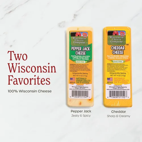 Vista 3 de Wisconsin's Best & Wisconsin Cheese Company Cesta de Regalo premium de muestras