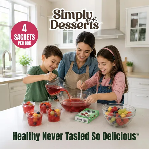Vista 9 de Simply Desserts - Gelatina alternativa 0.3 oz Ea paquete de 4