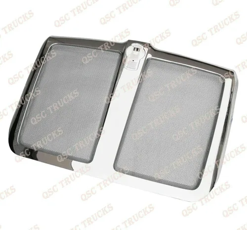 Vista 5 de Par de esquinas de parachoques + protector de ciervo de acero inoxidable + rejilla para Kenworth T680
