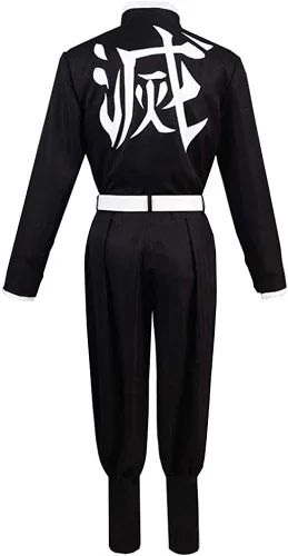 Vista 4 de Cosplay Life Demon Killer Vanquisher Complete Anime Costume Set Kimono Cardigan - Halloween Outfit For Unisex Adult