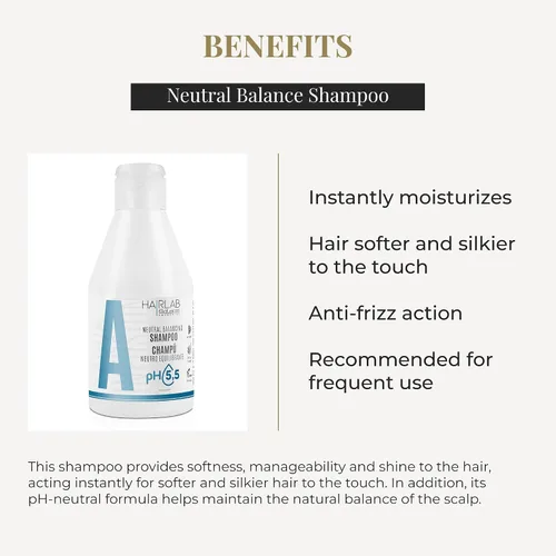 Vista 3 de SALERM - Champú Dermoprotector Neutral - Hair Lab Neutral Balancing - 10.1 fl oz - pH neutro - Para todo tipo de cabello - Con vitaminas B y C