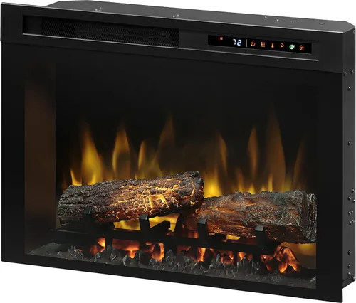 Vista 7 de Dimplex Caja de fuego eléctrica empotrada Multi-Fire XHD de 23 pulgadas con lecho de brasas de acrílico - Negro, XHD23G