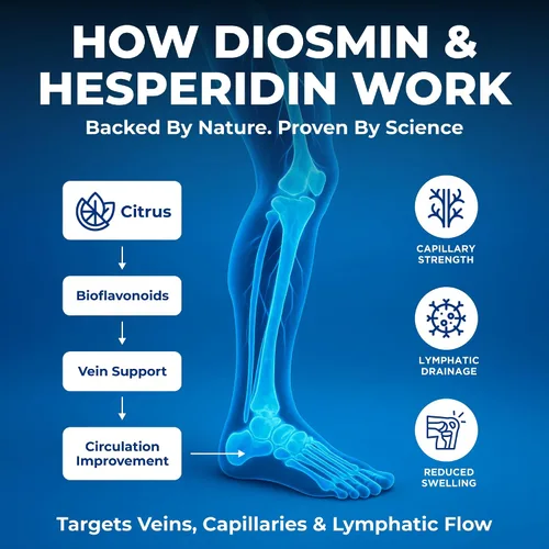 Vista 7 de We Like Vitamins Diosmina Hesperidina 1000 mg – 180 cápsulas – Suministro para 90 días – Suplemento de diosmina y hesperidina – Ayuda a apoyar