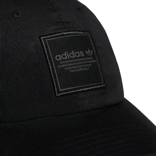 Vista 3 de adidas Originals Men's Linear 2.0 Relaxed Adjustable Fit Washed Cotton Hat