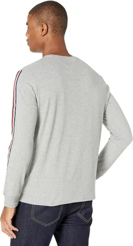 Vista 2 de Tommy Hilfiger Men's Long Sleeve Cotton Graphic T-Shirt