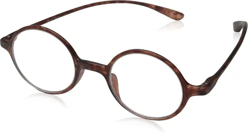 Vista 2 de Calabria 721 Flexie - Lentes de lectura redondos para hombres/mujeres, flexibles, de una sola potencia, flexibles, duraderos, ligeros, marco TR-90
