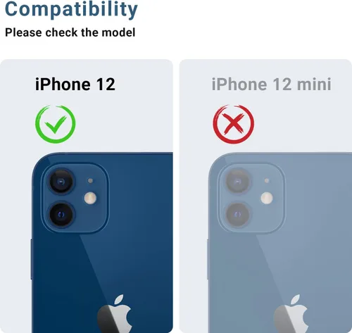 Vista 2 de AFARER Paquete de 2 protectores de lente para iPhone 12, accesorios de cubierta de cámara Ultra HD, vidrio templado de metal mejorado, dureza 9H