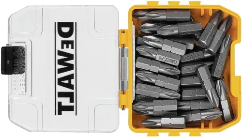 Vista 2 de DEWALT Juego de destornilladores, Phillips #2, 1 pulgada, 30 piezas (DWAF2002B30), amarillo