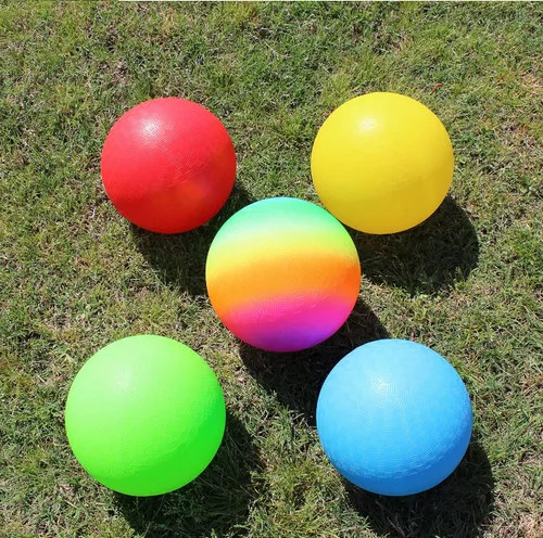 Vista 2 de Toys+ Juego de pelotas de juego de 8.5 pulgadas, tamaño oficial para Dodge Ball, Kick Ball, cuatro cuadradas, bomba gratis