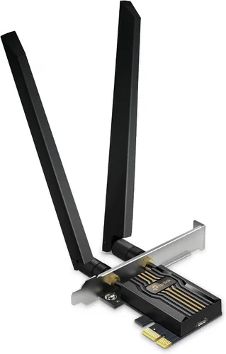 Vista 9 de Tarjeta WiFi TP-Link WiFi 6 PCIe para PC de escritorio AX3000 (Archer TX55E), Bluetooth 5.2, WPA3, adaptador inalámbrico de doble banda 802.11ax