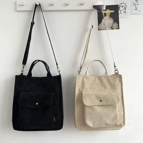 Vista 4 de Bolsa de pana para mujer