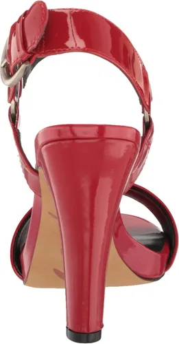 Vista 3 de Karl Lagerfeld Paris Sandalias de cuero Cieone con punta abierta para mujer