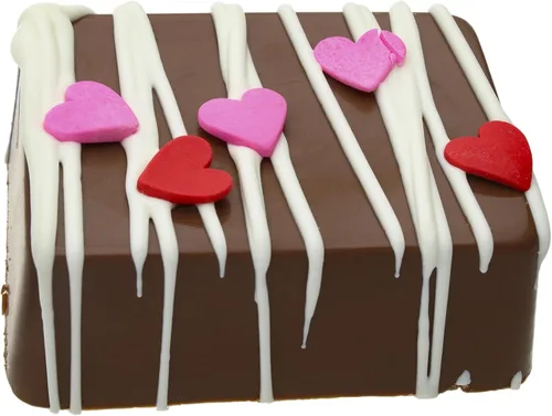 Vista 3 de CybrTrayd Molde para dulces de chocolate – Barra rectangular lisa Krisp Treat – 4 cavidades 3" x 2-5/16" x 1-1/8" – Para dulces, galletas