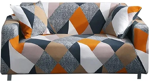 Vista 13 de Funda elástica para sofá de 3 plazas, funda protectora para sofá de 3 plazas, fundas elásticas para sofá de 2/3 plazas, fundas protectoras de sofá