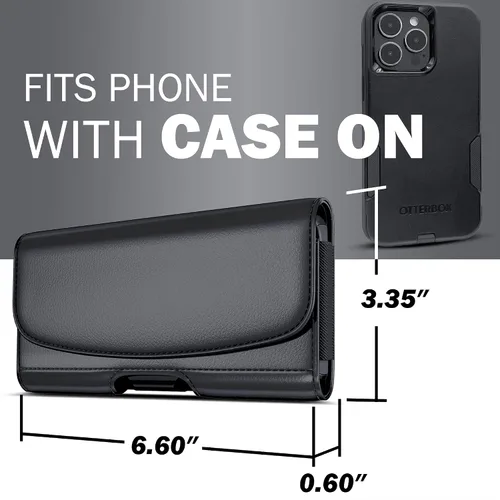 Vista 2 de Funda compatible solo con modelos Samsung Galaxy Ultra (S25 S24 S23 S22 S21 S20) – Funda de alta calidad para cinturón de teléfono celular con clip