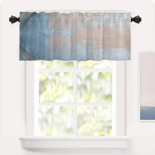 Vista 69 de Shrahala Cortinas de nivel de chakras con mandala beige para ventanas de cocina, paneles de cortina de ventana de mandala multicapa de poliéster