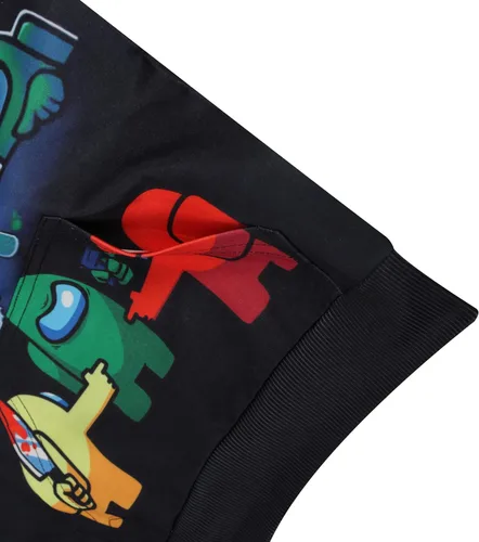 Vista 5 de Sudadera con capucha para niños, suéter para niños de 5 a 10 años