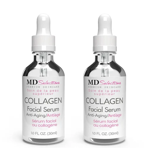 Vista 10 de Suero facial de colágeno apretado, firme y suave con péptido de colágeno y té verde, fórmula facial avanzada de reparación de colágeno
