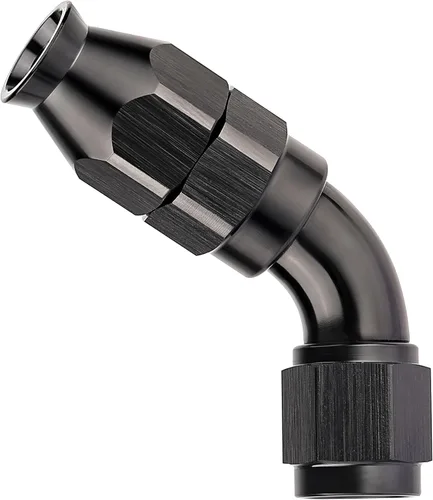 Vista 19 de EVIL ENERGY - Adaptador de manguera de una pieza PTFE 4AN de 30 grados, aluminio, color negro