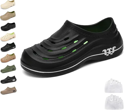 Vista 15 de Armadillo Zuecos para mujeres y hombres, zapatos de chef Armadillo, zuecos cómodos antideslizantes, zapatos de chef para mujeres y enfermeras