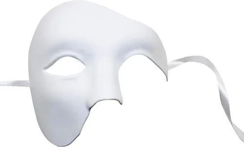 Vista 6 de KEFAN Máscara de mascarada para hombre, máscara de media cara Phantom of The Opera