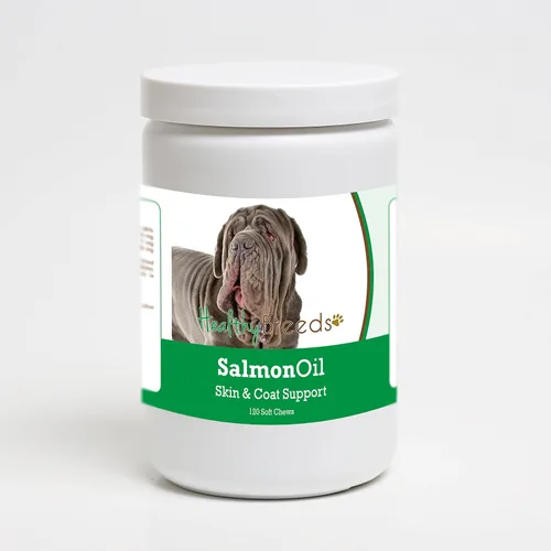 Vista 350 de Healthy Breeds Affenpinscher - Masticables suaves de aceite de salmón, 90
